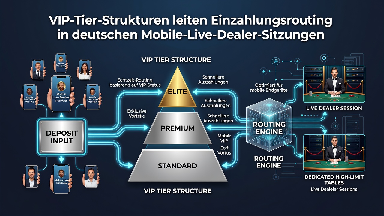 Technische Umsetzung von Einzahlungsrouting in VIP-Programmen